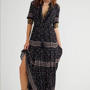 Free People Rare Feelings Maxi Dress - Size XS- Used Good Condition